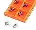 Accusize Industrial Tools CCGT21.51 BU810 Carbide Inserts for Cutting Aluminum, 10 Pc Set, 2000-1008x10