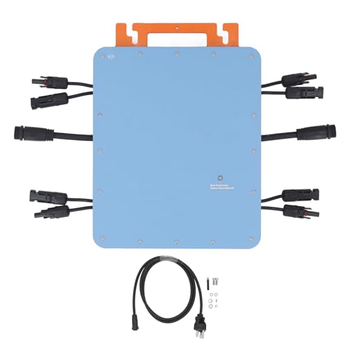 2400W Solar Grid Tie Micro Inverter, Control, Maximum Power Point Tracking, Independent Control for Versatile Installation, Built in Precise Meter (YDuupxe6gc0rz7tyb-11)