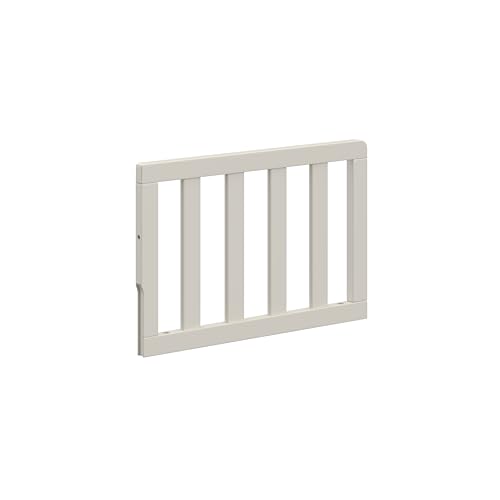 Image of Storkcraft & Graco Toddler Safety Guardrail with Slats (Frosted Oat) - GREENGUARD Gold Certified, Converts Compatible Storkcraft & Graco Crib to Toddler Bed, Each Guardrail Sold Individually