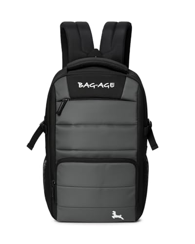 Image of Bag-Age 9157 30L Laptop Backpack for Men & Women | Water Resistant Travel & Office Bag | Padded Shoulder Straps | Multiple Compartments | School, College, Work & Travel Backpack