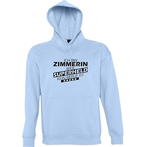 Sweat à capuche Ich Bin Zimmerin cadeau original pour femme charpentière XXL