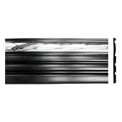 Automotive Authority Black Chrome Side Body Trim Molding for 1999-2006 Chevy Silverado - 3-7/8" Wide (Half Roll - 10 ft) Cover