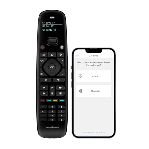 SofaBaton U2 Universal Fernbedienung mit APP, Neue Upgrade-Beleuchtungstaste, verbesserter Bildlauf, Infrarot-Fernbedienung mit großer Reichweite für TV, All-in-One Remote