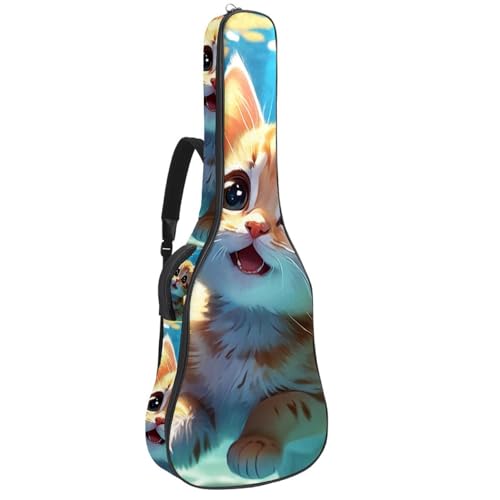 Sac pour guitare de qualité au motif de joli cerf multicolore