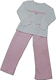 Er verleiht Flüge Louis & Louisa Mädchen Pyjama Engelchen weiß rosa mit Engelsflügeln Gr.92/98