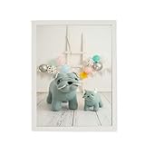 Photo Gallery crochetts quadro blu multicolore, 33 x 43 x 2 cm Photo Gallery crochetts quadro blu multicolore, 33 x 43 x 2 cm