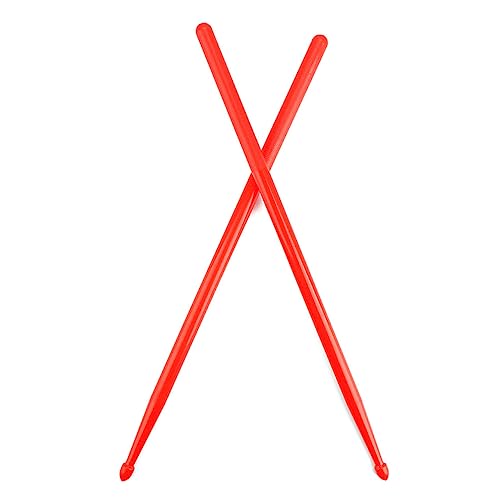 1 par de baquetas para batería de nailon con agarre antideslizante, para instrumentos de percusión, principiantes y profesionales, para jazz y baterías etéreas miniatura 5