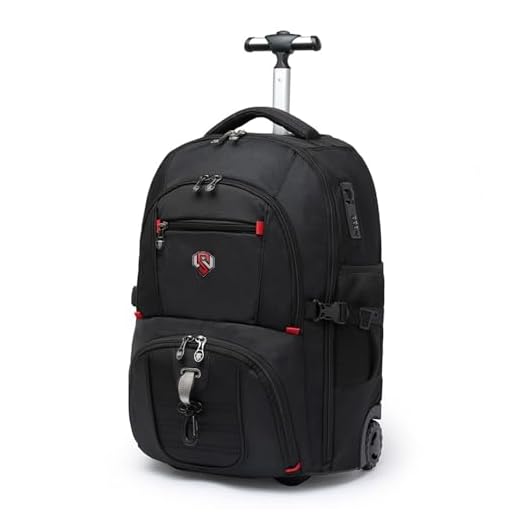 Mochila Masculina Rodinhas Antifurto Executiva Notebook 360°