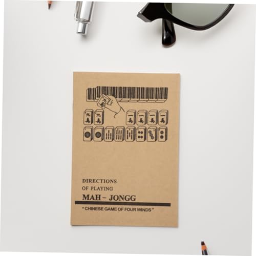 Manual de aprendizaje de Mahjong 2pcs miniatura 5