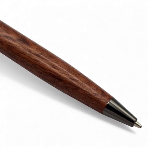 Image of Venti Gold Trim Roller Ball Pen| Black Body Color | Ink Color - Blue | Novel Gifts For Professionals | Premium Pens For Personal & Professional Use (5A-10, Blue)