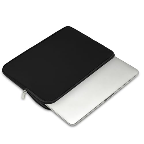 Adiwo 13 Pulgadas Funda para Portátil, Funda Protectora de Neopreno para Hombres y Mujeres, Bolsa Antiurto con Protección Completa, Compatibile para MacBook, Acer, ASUS, HP, DELL, Lenovo (Negro)