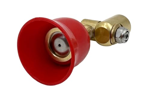 Image of Adjustable Brass Sprayer Nozzle with Windproof Cap | 2 Spray Modes High-Pressure Mist & Vortex Nozzle for Agriculture Sprayer Pump, Garden, Grass Sprinkling & Multi-Function Fogger