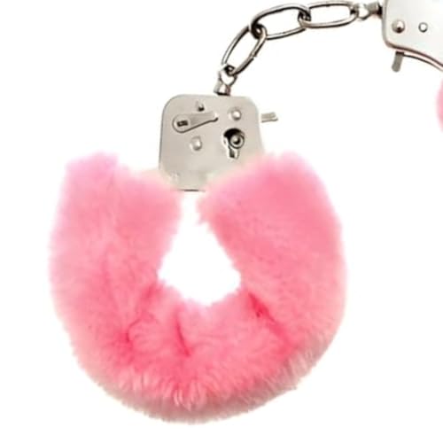 Image of Handcuff Hathkadi Toy with 2 Keys & Eye Mask - Red & Sky Blue