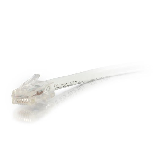 Image of C2G 00612 Cat5e Cable - Non-Booted Unshielded Ethernet Network Patch Cable, White (12 Feet, 3.65 Meters)
