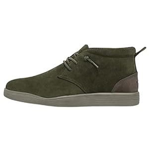 Hey Dude JO SUEDE Polacchino Verde da Uomo JO SUEDE 8500
