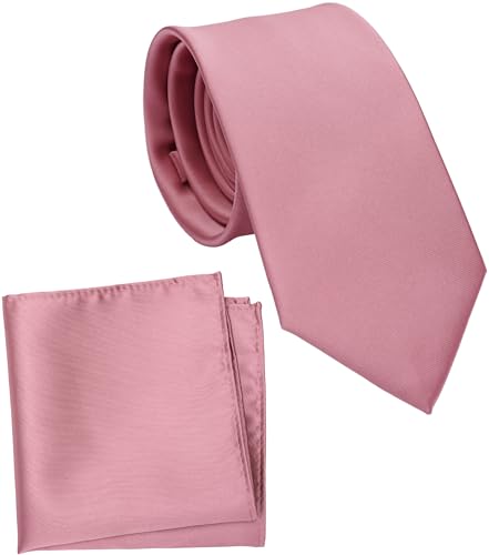Image of Classic Tie and Pocket Square Set for Men, 3.2-Inch Standard Width