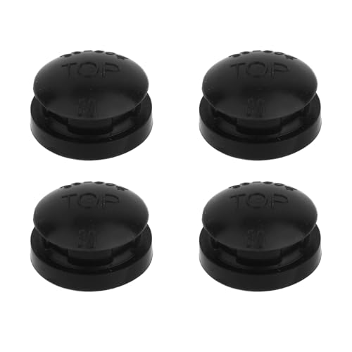 4pcs 09915 Pressure Cooker Overpressure Plugs, Durable Plastic Replacement Parts for Presto Pressure Cookers & Canners (Black)