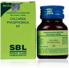 SBL CALCAREA PHOSPHORICA 6X TABLETS -CALCIUM TEETHING TABLETS -SET OF 4 BOTTLES