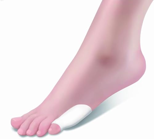 AT Surgical 2-Pack Soft and Elastic Fresco Pure Gel 5th Toe Bunion Protector Pad, One Size