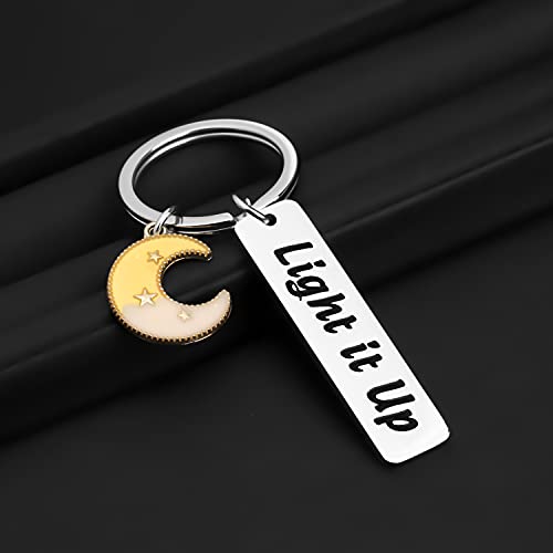 FAADBUK Book Inspired Gift Light It Up Keychian for Bookish Fandom Gift4