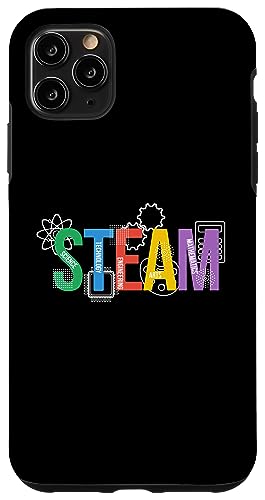 Steam�v���O�����̐搶�Ɛ��k�̂��߂̃J���t���ȃX�`�[�����^�[�B �X�}�z�P�[�X iPhone 11 Pro Max �p