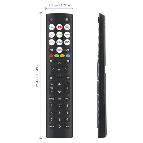 Télécommande de rechange Hisense Smart TV compatible modèles 55U75LAVT 65U81HEVS - 2