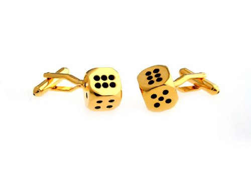 Mancuernillas MRCUFF Dados para Juego en Caja Regalo miniatura 3