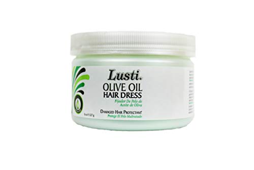 Lusti Olive Oil Hair Dress, 8 fl oz - Protect from Damages