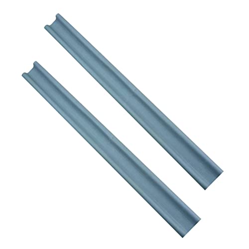 SUL Under Door Draught excluder, Double side Draft Excluders, Stopper for Bottom of Adjustable Seal Strip Energy Efficient Insulation – Length 90 cm (Grey - 2pk) (SULDE-01)