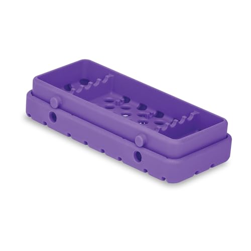 Practicon 7141910 Cool Cassette Contenedor de 5 instrumentos, forma, (), Pure Purple, 1