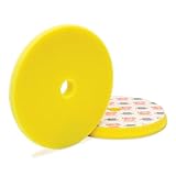 Griot's Garage 6.5” Perfecting Foam Pads for Car Polishing and Detailing, Buffing Pads for Paint Correction, Polishing, and Waxing, Yellow, Set of 2