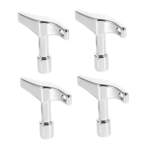 OFFSCH Drum Tuning Keys 4pcs Hexagon Square Head Drum Tuner Keys Drum Accessory Kit for Drummers