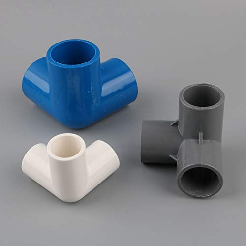 20mm 16pcs plástico PVC Manguera tee Conector del Adaptador de tubería de riego de jardín de riego de 3 vías Conjunto for Piezas de Tubo Herramientas