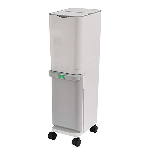Poubelle de cuisine double compacte mince pour en finir avec le désordre