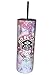 Unicorn Coffee - Dripping Glitter Cream - Cotton Candy - Cute Pink - Funny - Stainless Steel Tumbler - Handmade - 20oz/ 30oz Straight Skinny Tumbler (30 Oz)