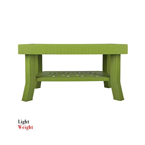 Supreme Vegas Center/Coffee Plastic Table for Home and Garden (Brown) (Green) 1