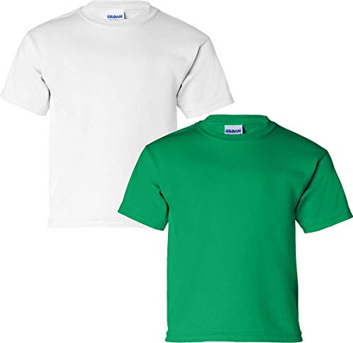 T-shirt enfant coton Gildan lot de 2 pour l'école et les loisirs