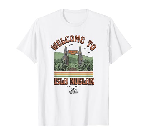 Jurassic Park 30th Anniversary Welcome to Isla Nublar Camiseta