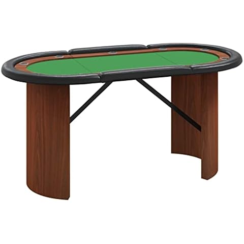 vidaXL 10-Player Poker Table with Cup Holders Cover