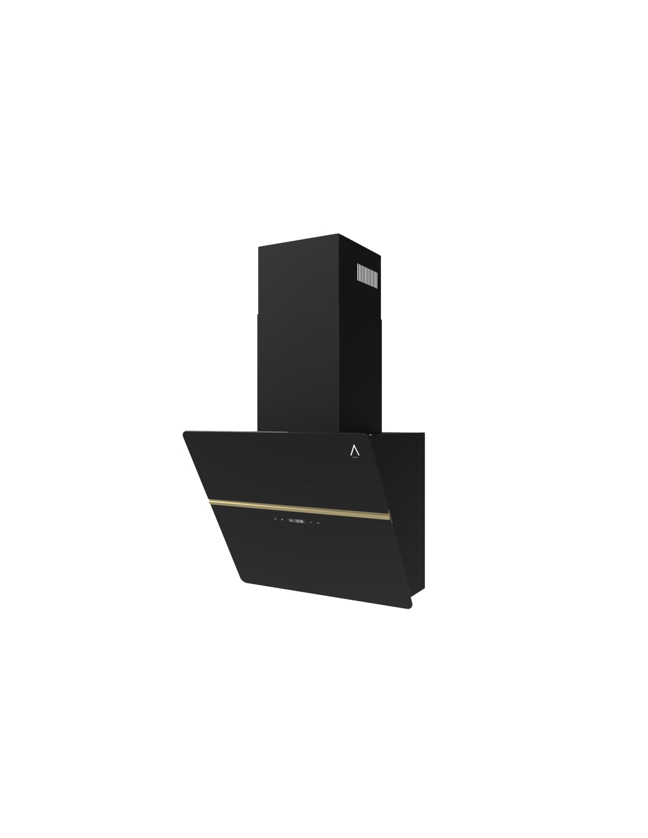 ALPHA Campana decorativa GEA ELITE PRO apertura Motorizada, Cristal Negro.