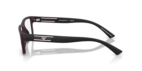 Image of Emporio Armani mens Ea3278 Rectangular Prescription Eyewear Frames