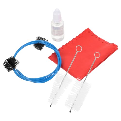Yardwe Instrument Cleaning Cloths Trumpet Cleaning Kit Brush Key Oil for Trumpet Care