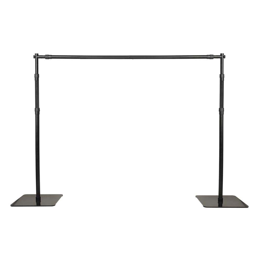 aqxreight 2,4x3 Metros/7,9x9,8 Pies de Soporte de Fondo para Fotografía de Estudio de Servicio Soporte de Fondo de Metal de con Base Grande Bolsa de Transporte Fotografía Boda Al Aire Libre