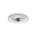 Lighfd Wielofunkcyjny Inteligentny Wentylator LED Nowoczesny Wentylator Sufitowy Z Oświetleniem 55W RC 3-kolorowe Światło Ściemniające Okrągły Cichy Wentylator Inteligentny Rc All-in-one Używany Do Sa