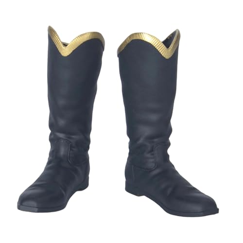 FashionCha Botas en Miniatura para Figura Masculina a Escala 1/6, para Juguete de Hobby, Formales Y de Moda.