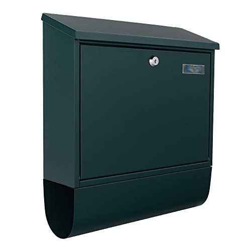 Preisvergleich Produktbild Rottner Briefkasten Villa Spezial Set grün Postbox Post