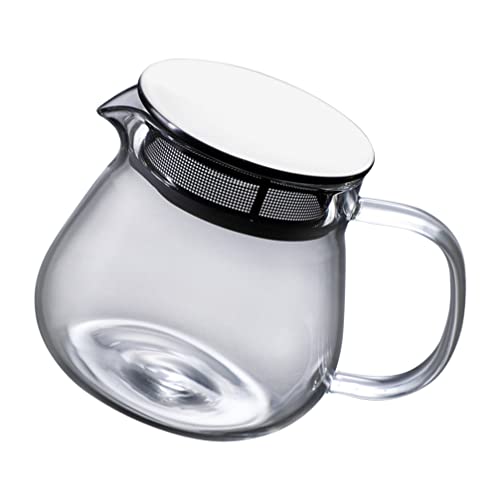 HEMOTON Tetera de Vidrio con Infusor de Acero Inoxidable Stovetop Safe Tea Hervidor de Té Microondas Lavavajillas Safe… - Imagen 3