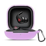 Young & Ming Funda para Beats Fit Pro, Bumper Suave Funda Silicona Carcasa Compatible con Beats Fit Pro, Púrpura