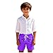 Boys Girls Kids Swim Trunks Beach Shorts Funny Expression Print Novelty Face Summer Board Shorts with Pockets Purple