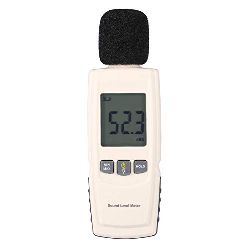 Preisvergleich Produktbild Heaviesk Professioneller Schallpegelmesser Digitales Geräuschmessgerät LCD-Bildschirm Audio Vioce Beschreiben Messgerät Dezibel Überwachen Drucktester